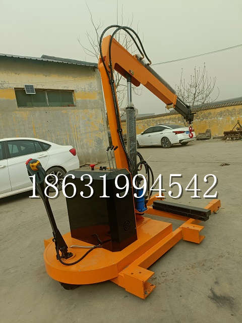 汾西县自卸车厢随车吊 自制轮式四不像起重机 四驱平板吊 5吨 贵盛